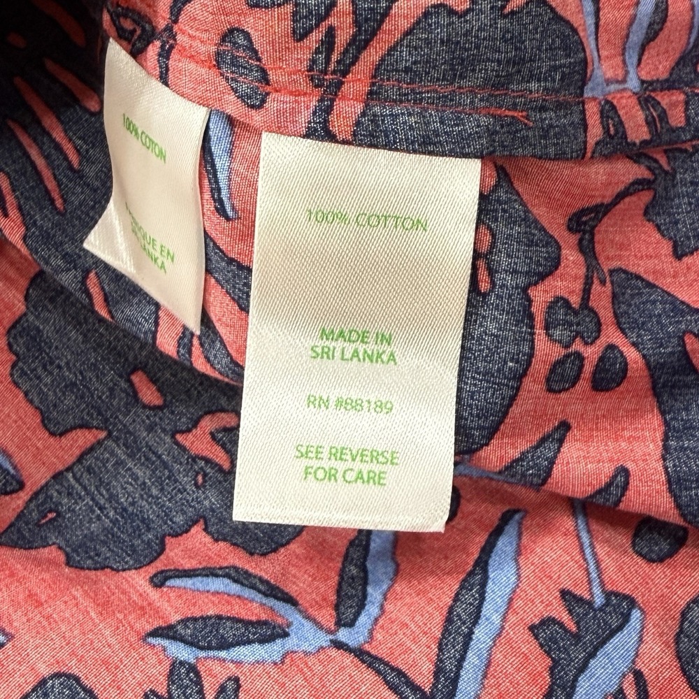 Lilly Pulitzer Lynnley Long Sleeve Top M NWT Heron My Own Resort Preppy Floral - Picture 13 of 13